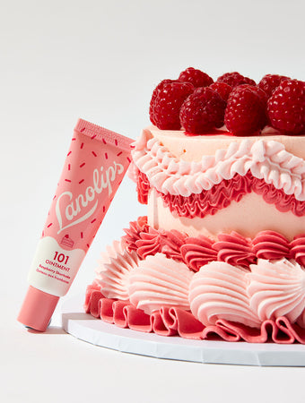 Lanolips 101 Delicious in Raspberry Shortcake.